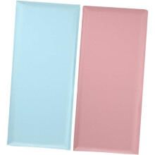 2 stuks veiligheidsstickers voor muurbescherming van PVC, snel te installeren, veilige muurbekleding voor kinderkamers en speelruimtes.