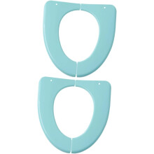2 stuks draagbare plastic potjes, opvouwbare toiletbrilhoezen met stootkussens voor zindelijkheidstraining, reistoilet voor volwassenen