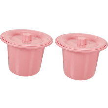 2pcs Chamber Pot Covered Portable Urinal for Boys and Girls Elderly Disabled Thickened Plastic Pee Pot