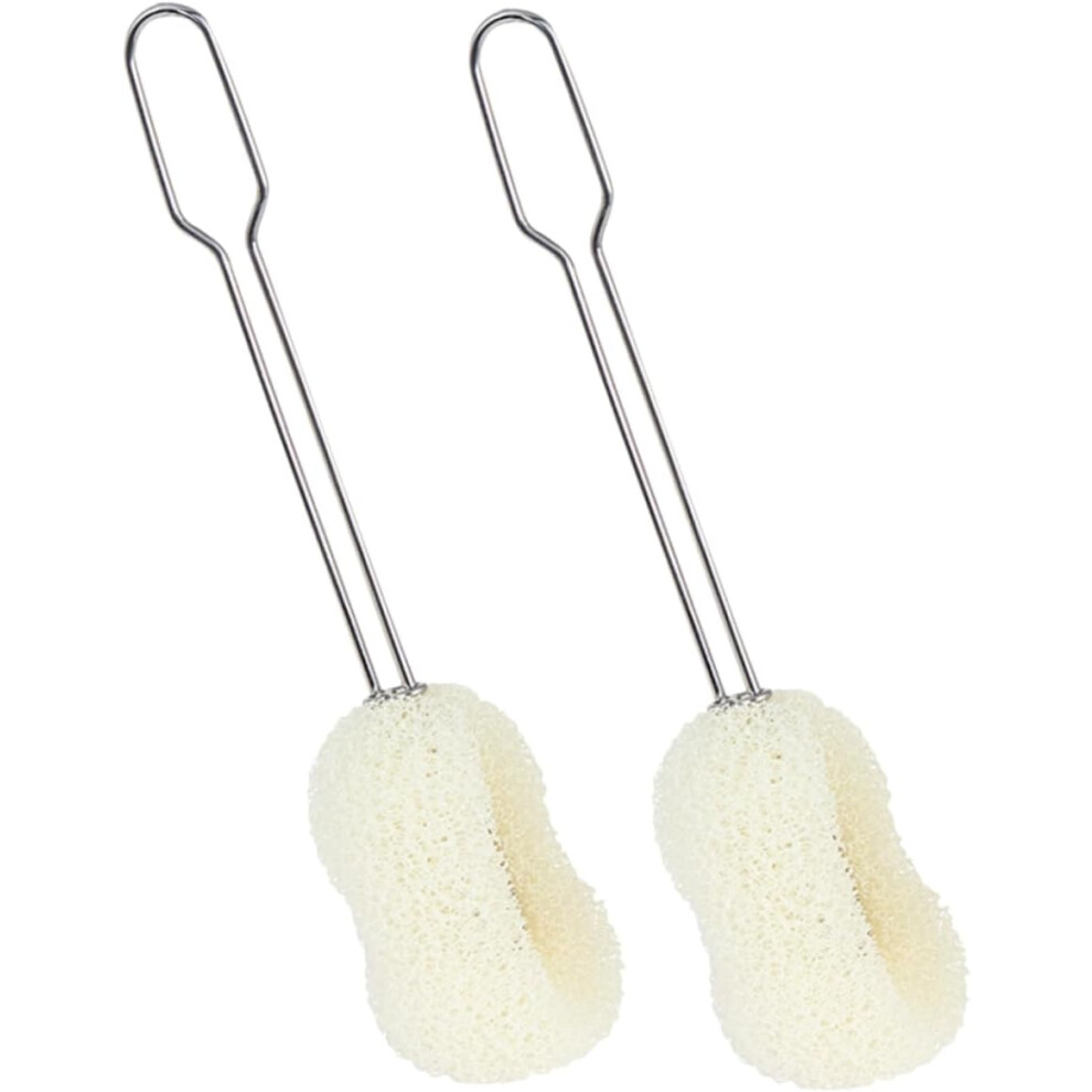 Hkhbjs 2Pcs Long Bottle Brush Sponge Cleaner For Baby Bottles And Cups Sturdy For Kitchen Cleaning Suitable