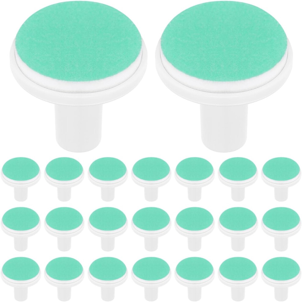 Baby Electric Nail File Pads Replacement Grinding Heads For Toddler Nail Trimmer Universal Fit Safe 24Pcs Green Hkhbjs