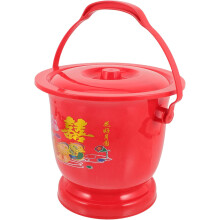 Household Chamber Pot Lid Portable Urine Pot for Adults and Elderly Spittoon