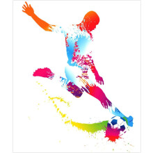 Sports Elements Wall Sticker Self-Adhesive Wall Sticker Removable