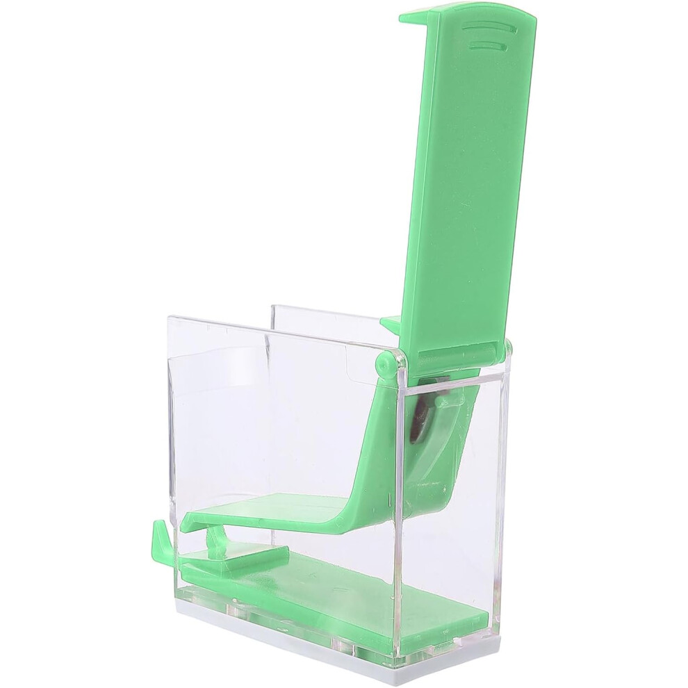 Hkhbjs Cotton Roll Box Press Mechanism Plastic Cotton Organizer For Bathroom Vanity Tabletop Use