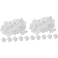 2 bolitas de algodón pequeñas para maquillaje y limpieza de uñas. Bolitas de algodón absorbentes multifuncionales.