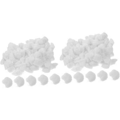 2pcs Small Cotton Balls for Makeup and Nail Cleaning Multi-function Absorbent Cotton Balls