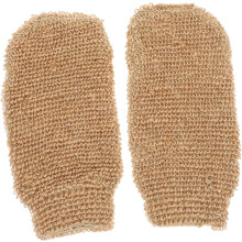 2pcs Exfoliating Gloves for Bath Jute Body Scrub Gloves Shower Rubbing Towels Comfortable Bath