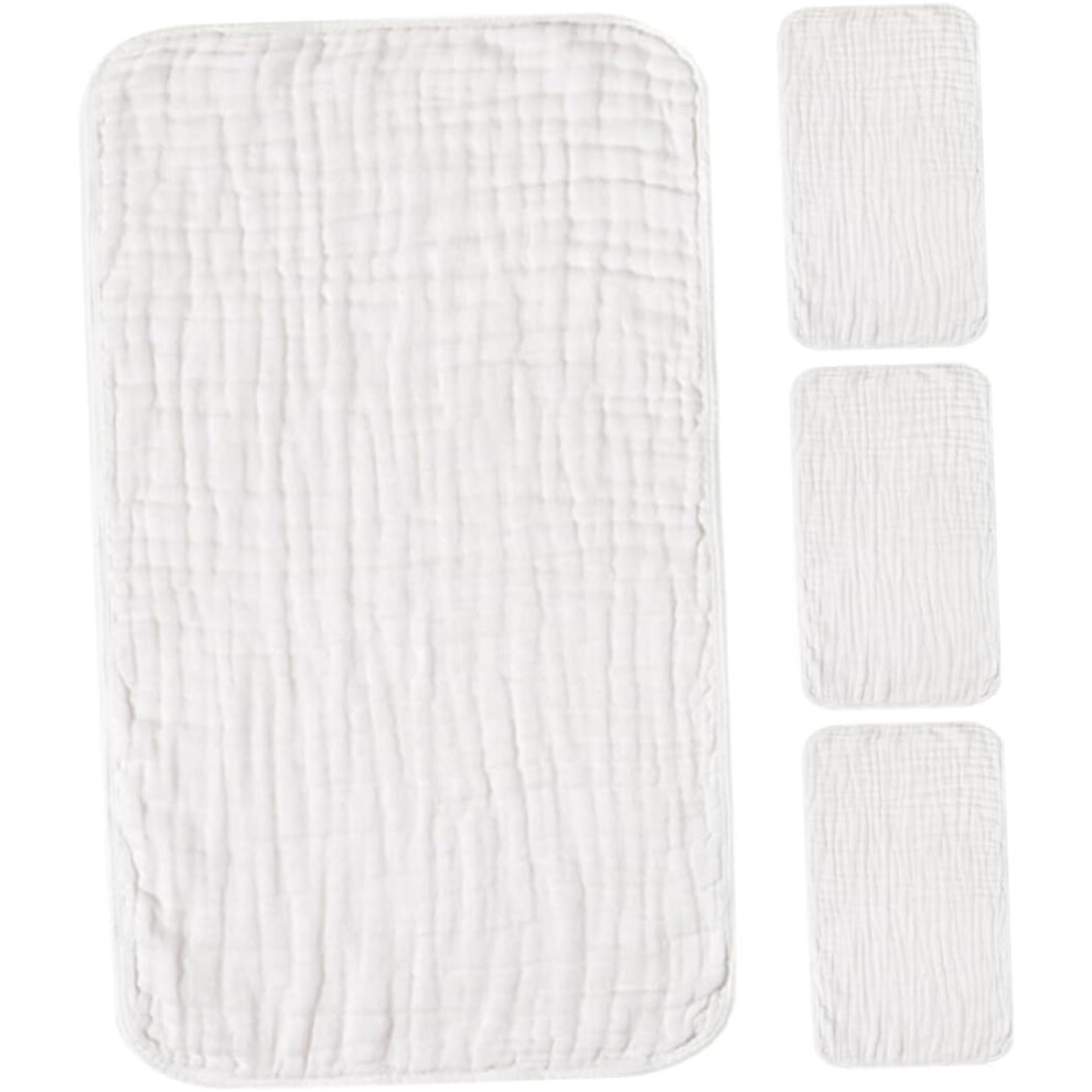 Hkhbjs 4Pcs Cute Soft Cotton Washcloths For Toddlers Breathable Absorbent Gentle Face Towels