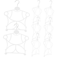 10 Stück Kleiderbügel für Jungen und Mädchen aus Kunststoff
