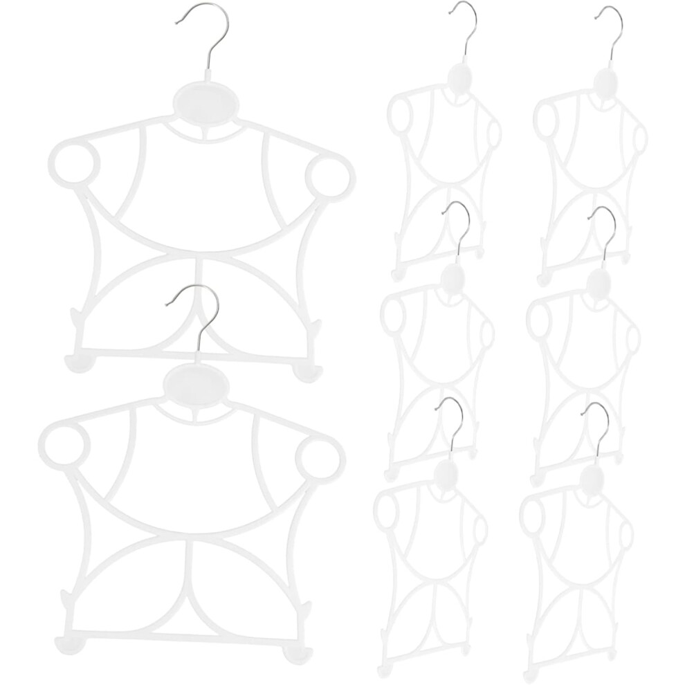 Hkhbjs 10Pcs Boy Girl's Clothes Hangers Plastic Boy Girl Hangers