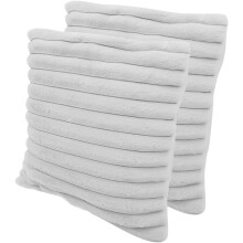 fundas de almohada de felpa, suaves y delicadas al tacto, de poliéster, para sofá, lavables.