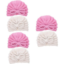 Crochet Turban Chapéu de malha quente chapéus Beanie para o inverno conforto Beanie Blush para atividades ao ar livre Tempo frio