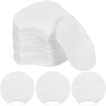 Einweg-Gesichtspads, halbkreisförmig, 600 Stück, dicke Baumwollpads für die tägliche, feuchte und trockene Anwendung