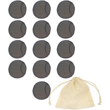 14 Stück Make-up-Entferner-Pads aus Bambusfasern mit Fingerdesign, wiederverwendbare Gesichtsreinigungspads