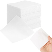 200 db puha, nem szőtt arctisztító kendő sminkeltávolításhoz és tonik felviteléhez 10x10cm