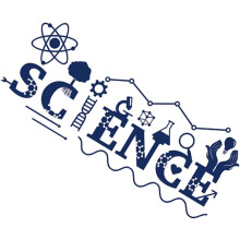 Adesivi murali a tema scientifico e astronomico, 99x42 cm, in PVC.