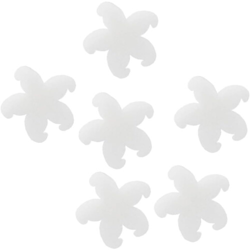 10pcs White Flower-shaped Oil Absorbing Sponge High Efficiency Pool Filter Sponge