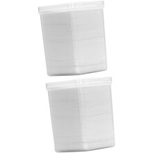 Almohadillas removedoras de pegamento para pestañas y gel adhesivo de uñas. Almohadilla de algodón para limpieza de uñas.