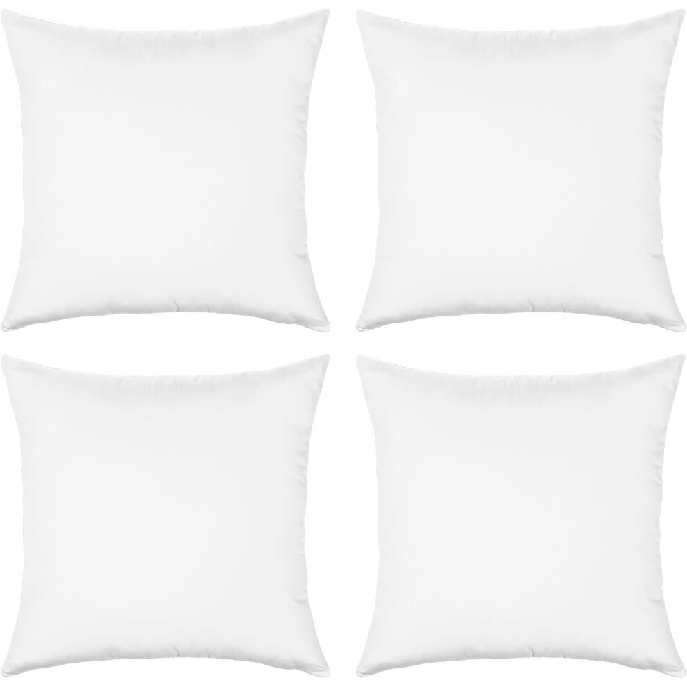 Hkhbjs 4Pcs Heat Transfer Pillow Covers Sublimation Blank Pillowcase 18X18inch