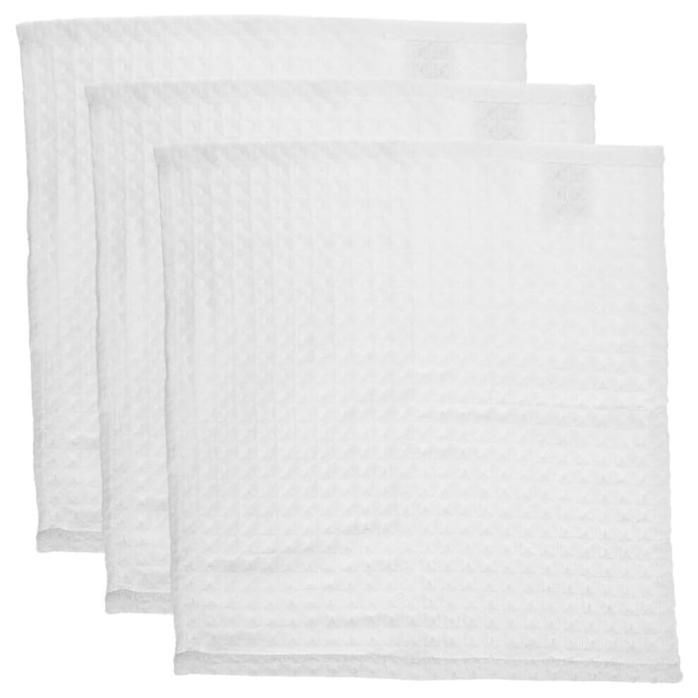 Hkhbjs 3Pcs Face Towels Cotton Washcloths Square Makeup Remover Cloths Absorbent Bath Towels