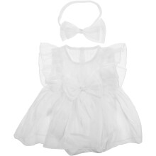 1 Set Sommer-Baby-Mädchen-Strampler Prinzessinnenkleid für 6-9 Monate alte Neugeborene Einteiler Kleinkind