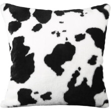 Cow Spots Pillow Covers Cushion Cover Square Plush Comfortable Fade-Resistant Sofa Pillowcase