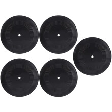 5 stuks blanco vinylplaten, decoratieve platen van 7 inch, vinyl voor huisdecoratie en wandversiering