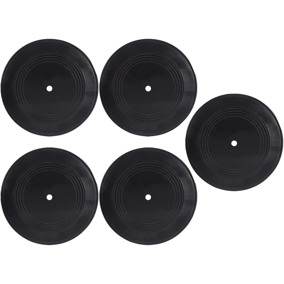 Hkhbjs 5Pcs Blank Vinyl Records Decorative Records 7-Inch Vinyl Household Decorations Wall Ornaments