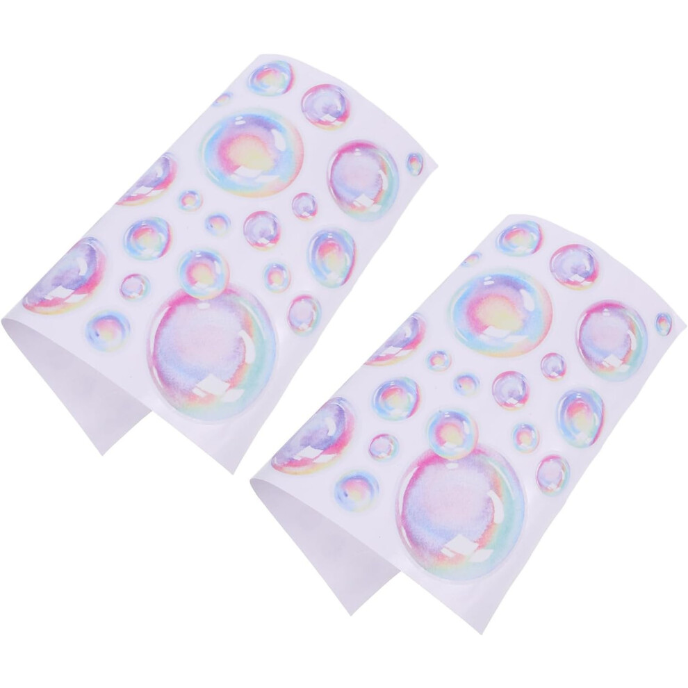 Bubbles Wall Decor Bubble Decals Assorted Color Pvc Material Fade Resistant Practical Peel And Stick Diy Wall Decals Hkhbjs