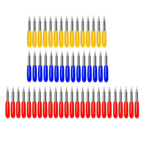 55Pcs Plotter Cutting Blades, for  Blades Including for Cutting Plotter Vinyl Fabric