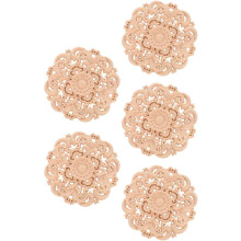 5 stuks houten snijwerk applicaties, snijwerk stickers, fijn vakmanschap, houtmateriaal