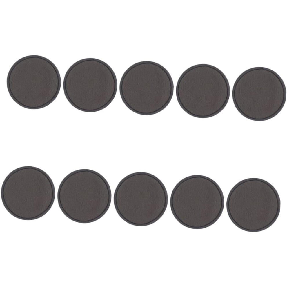 Hkhbjs 10Pcs Bamboo Charcoal Facial Cleaning Pads Makeup Removal Powder Cleaning Simple Design With Package