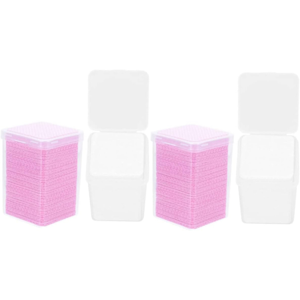 Hkhbjs 800Pcs Cleaning Pads For Glue Bottle Wiping Per Box Cotton Cleaning Wipes For Eyelash Grafting Salon