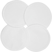 Essentiële make-up remover set van 8 pure katoenen wattenschijfjes voor gezicht en ogen. Herbruikbaar en zacht voor de huid.