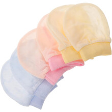Neugeborenen-Fäustlinge, kratzfeste Handschuhe aus 100 % Baumwolle, verstellbarer Kordelzug, kratzfester Handschutz