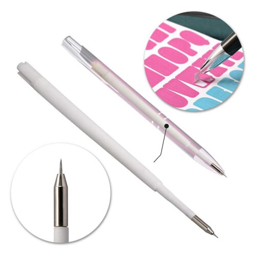 20 Pcs Fine Point Pin Pen Refills Spare Refill for Weeding Pens, Replace Refill Needle Pin  Vinyl Tools 1