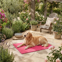 Tappeto rinfrescante per cani 50 x 90 cm Fresk fucsia