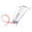 100 Pcs Model LED Street Lamp Lighting Single  Train Layout Landscape 1: 100 2