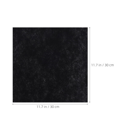 Μαύρα φύλλα τσόχας 30x30cm 20 τεμάχια 1