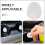 12pcs Silicone Cup Holder Inserts Self-Adhesive Shake Bottle Stabilizer 8