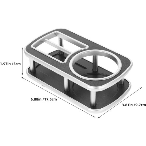 2pcs Car Mount Multi-Functional Bracket Console Organizer Cup Holder 1