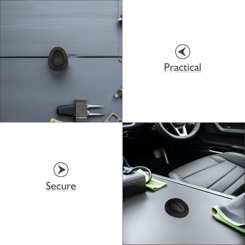 8Pcs Car Cup Holder Insert Silicone Limiter Reducer Coasters Set, Non-Slip Eco-Friendly Silicone 2