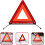 Foldable Emergency Warning Triangle Reflector Car Roadside Safety Triangle Tripod Stand Early Warning Sign 2