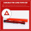 Foldable Emergency Warning Triangle Reflector Car Roadside Safety Triangle Tripod Stand Early Warning Sign 3