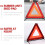 Foldable Emergency Warning Triangle Reflector Car Roadside Safety Triangle Tripod Stand Early Warning Sign 8