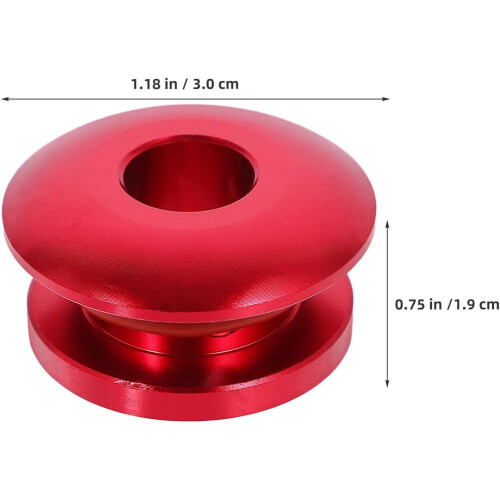 Car Shift Knob Stopper 2Pcs Red Gear Shift Boot Retainer Limiters Compatible 1