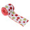 Fita de Natal com Bolinhas Vermelhas e Verdes 6,3cm x 4,55m 2