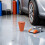 Cestino per auto con coperchio in silicone per console centrale. 6