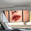Car Visor Makeup Mirror Foldable Black Vanity Mirror for Car Interior Accessories 8