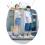 Cartoon Pattern Waterproof Shoe Covers for Children- orange1 M 3